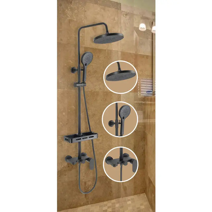 SHOWER SYSTEM INTER CERAMIC KAYA - Душ системи колони<<<Смесители и душове<<<Баня<<<Praktiker&&&Душ системи