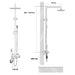 SHOWER SYSTEM PIANO KEY SYNCHRO SKL-205308 GR - Душ системи колони<<<Смесители и душове<<<Баня<<<Praktiker