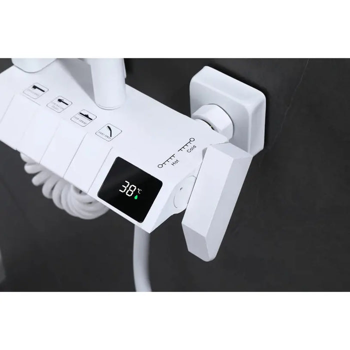 SHOWER SYSTEM THERMOSTAT SYNCHRO SKL-23158 WHITE - Душ системи колони<<<Смесители и душове<<<Баня<<<Praktiker