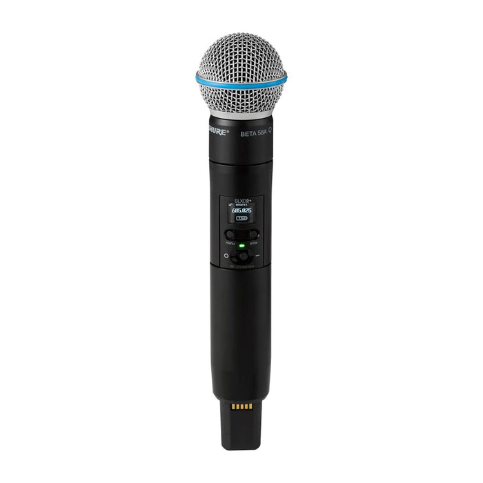 Shure SLXD24+E/B58-G65 - digital wireless system with a handheld transmitter/microphone (470–606 MHz)