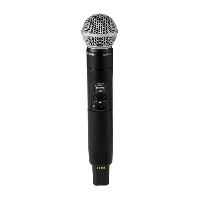 Shure SLXD24D+E/58-G65 - dual digital wireless system with two transmitters/handheld microphones (470 - 606 MHz)