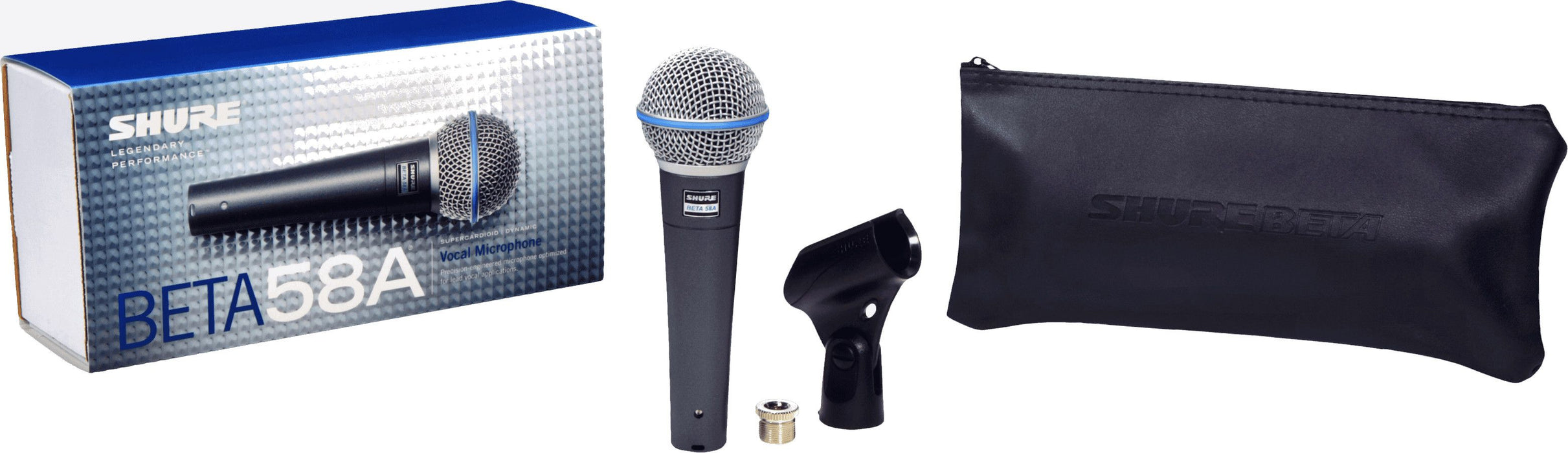 Shure Beta 58A - dynamic, supercardioid, vocal microphone