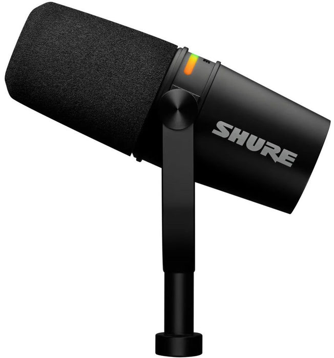 Shure MV7+-K - Lecture/vocal microphone with XLR/USB-C connector, black