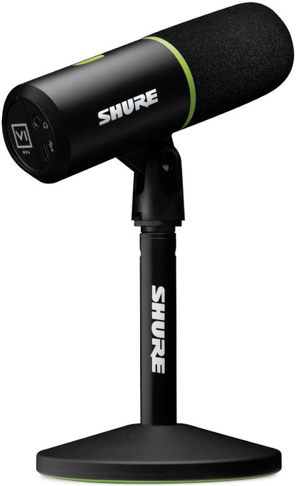 Shure MV6 - USB-C cardioid dynamic microphone for gamers and streamers