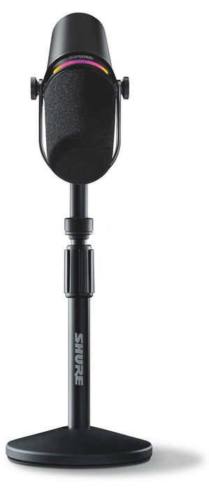 Shure MV7+-K-BNDL - lectern/vocal microphone with XLR/USB-C connector, black + desk stand GATOR