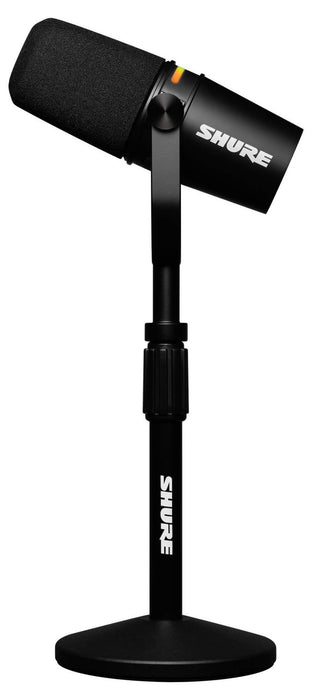 Shure MV7+-K-BNDL - lectern/vocal microphone with XLR/USB-C connector, black + desk stand GATOR