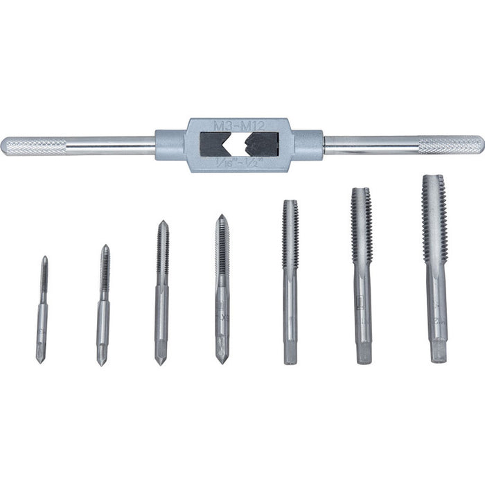TAP SET 8 PIECES M3-M12 SIBRTECH