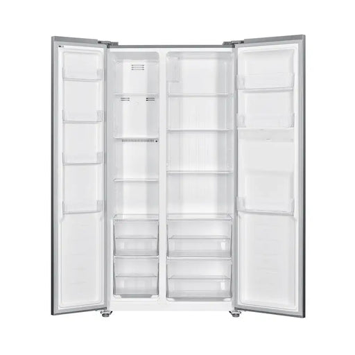 Side-by-Side refrigerator Finlux SBS451EIX 442 l E No Frost Stainless steel - SIDE BY SIDE<<<Хладилници<<<Домакински