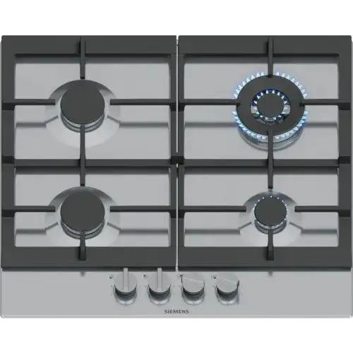 Siemens EC6A5HI90 hob Black Stainless steel Built-in 60 cm Gas 4 zone(s) - Built-in hot platesAGD-PGZ<<<Home Appliance
