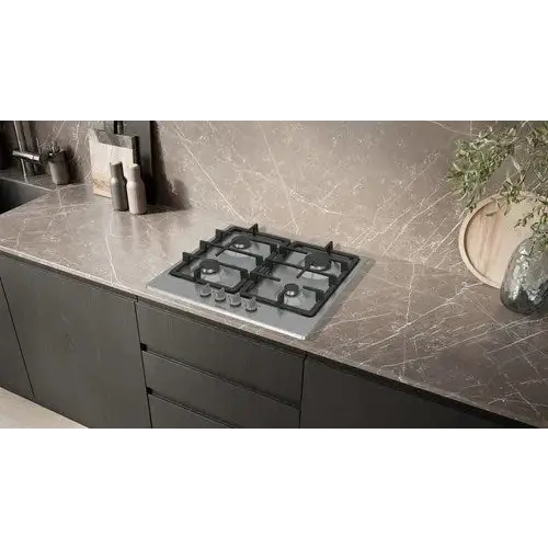 Siemens EG6B5PK90 hob Black Stainless steel Built-in 60 cm Gas 4 zone(s) - Built-in hot platesAGD-PGZ<<<Home Appliance