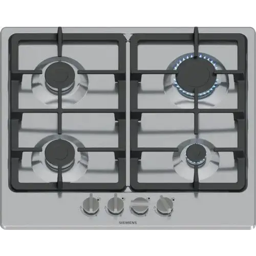 Siemens EG6B5PK90 hob Black Stainless steel Built-in 60 cm Gas 4 zone(s) - Built-in hot platesAGD-PGZ<<<Home Appliance