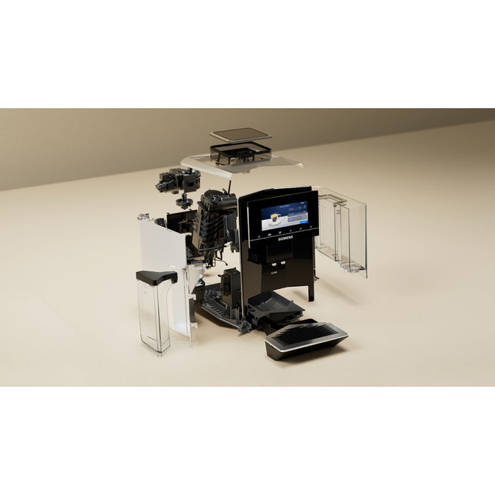 Coffee machine SIEMENS TQ903R09 2300.00 ml, 19.00 bar, BLACK / STAINLESS STEEL