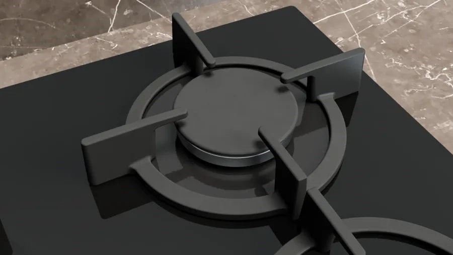 Siemens EP6A6PI10 hob Black Built-in Gas 4 zone(s)