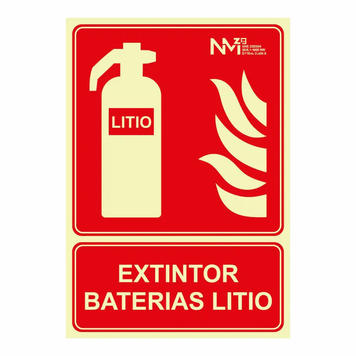 Sign Normaluz 21 x 30 cm PVC Extinguisher - Декорация и Осветление<<<Дом Градина<<<BigBuy&&&Картини и