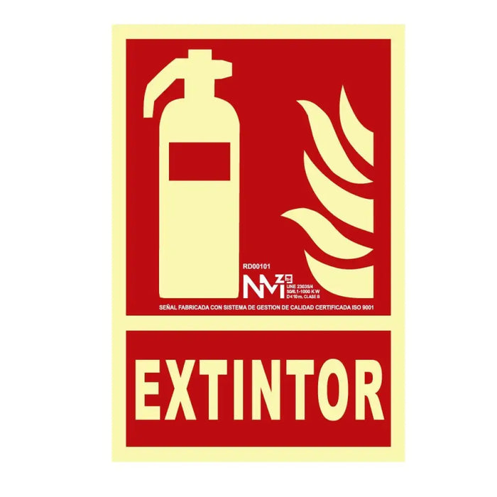 Sign Normaluz Extintor PVC - Декорация и Осветление<<<Дом Градина<<<BigBuy&&&Картини и плакати<<<Декорация и