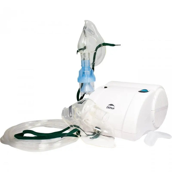 Silent piston inhaler with two masks - InhalersUIS-INH<<<Medical appliances and equipmentUIS<<<ActionPL