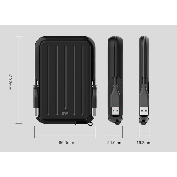 Silicon Power A66 external hard drive 1000 GB Black Yellow - External drivesDIA-ZEW<<<Drives