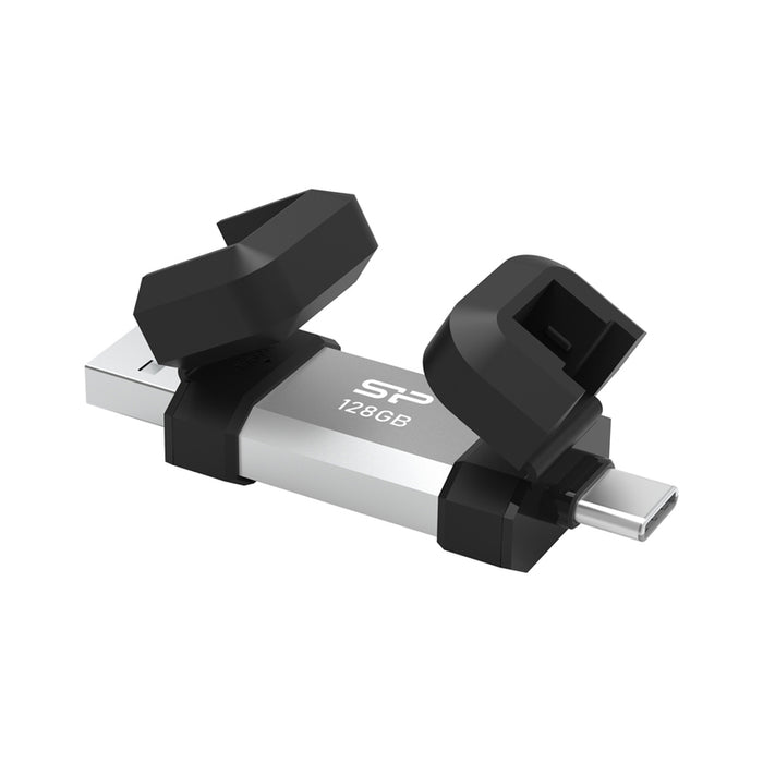 USB memory Silicon Power Mobile C51 128GB USB-A and USB Type-C (USB 3.2 Gen 1)