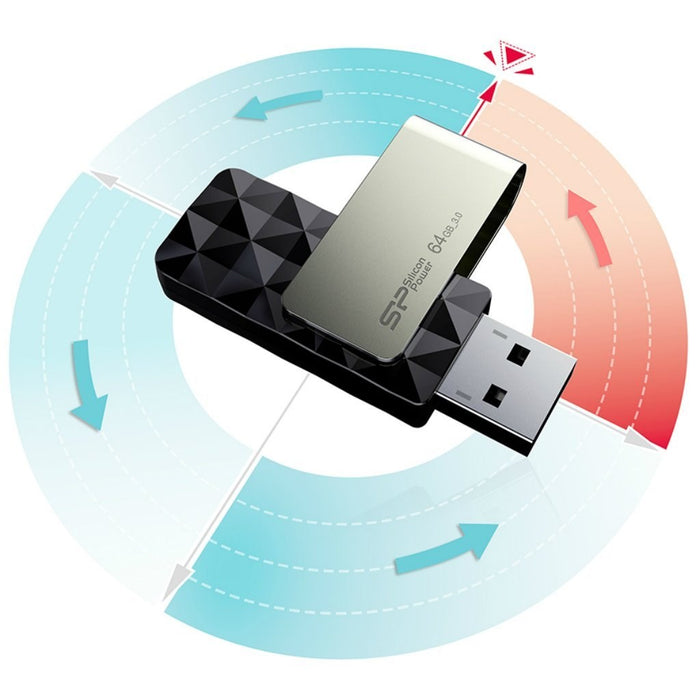 Silicon Power Blaze B30 USB flash drive 32 GB USB Type-A 3.0 (3.1 Gen 1) Black