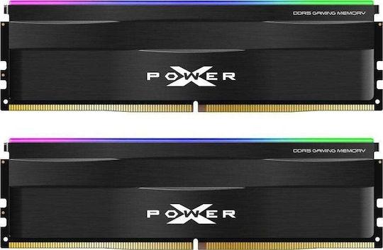Memory Silicon Power XPOWER Zenith RGB Black 32GB(2x16GB) UDIMM DDR5 6000MHz CL30
