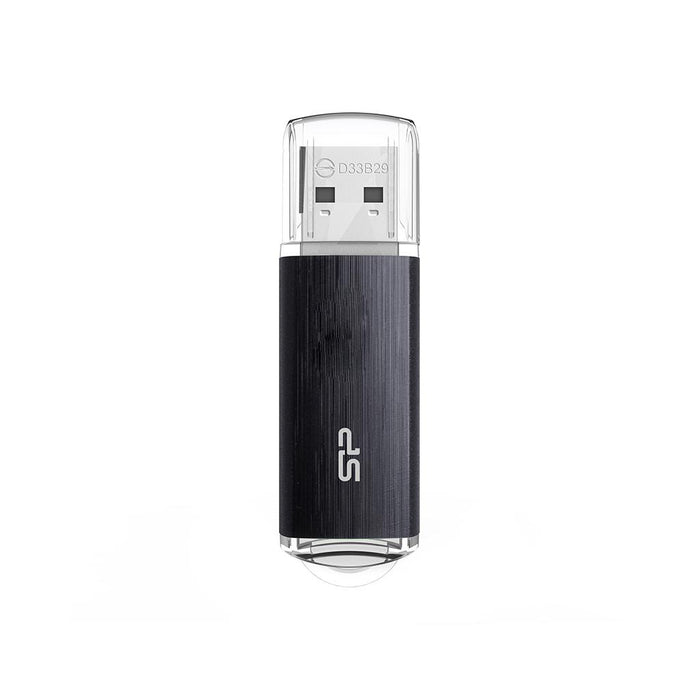 USB memory stick SILICON POWER Blaze B02, 64GB, USB 3.2 Gen 1, Black