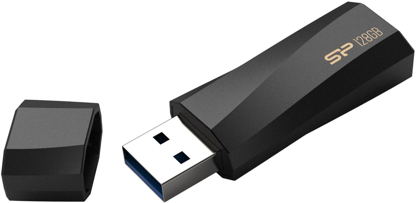 USB memory stick SILICON POWER Blaze B07, 128GB, USB 3.2, Black