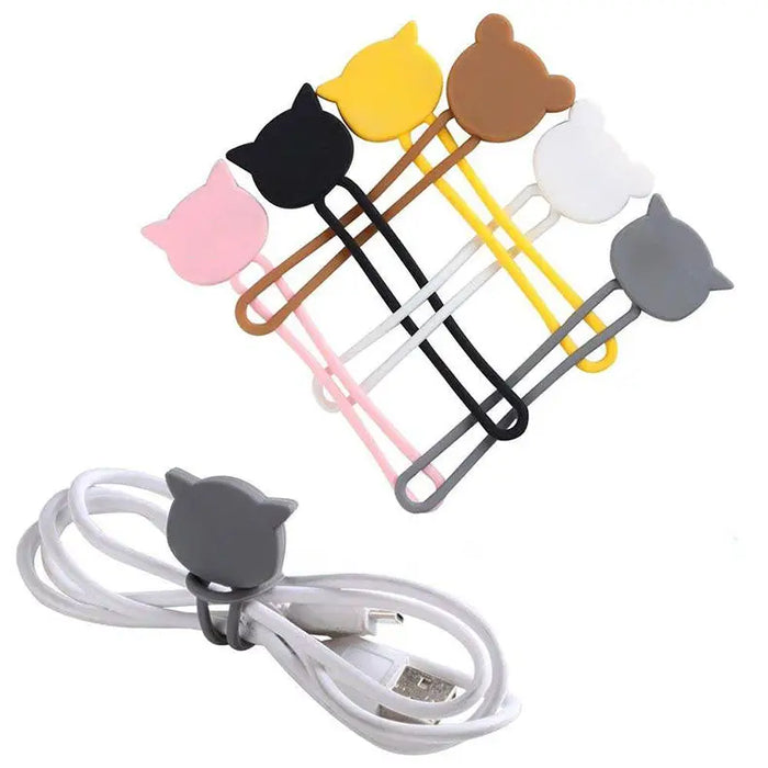 Silicone cable reel - pink - Other cell phone equipment<<<HurtelXML