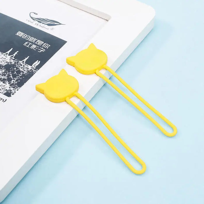 Silicone cable reel - yellow - Other cell phone equipment<<<HurtelXML