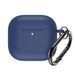 Silicone Case for Airpods 4 with Carabiner - Blue - Cell phone cases and covers<<<HurtelXML