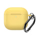 Silicone Case for Airpods 4 with Carabiner - Yellow - Cell phone cases and covers<<<HurtelXML