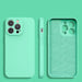 Silicone case for iPhone 13 Pro Max silicone cover mint green - Cell phone cases and covers<<<HurtelXML