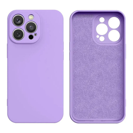 Silicone case for iPhone 13 Pro Max silicone cover purple - Cell phone cases and covers<<<HurtelXML