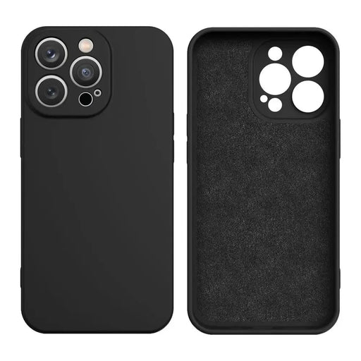 Silicone Case for Samsung Galaxy A55 - black - Cell phone cases and covers<<<HurtelXML