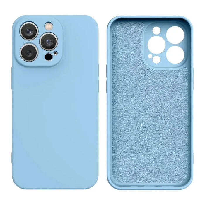 Silicone Case for Samsung Galaxy S25 Edge - Blue - Cell phone cases and covers<<<HurtelXML