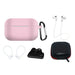 Silicone Case Set for AirPods Pro 2 / AirPods Pro 1 + Case / Ear Hook / Neck Strap / Watch Strap Holder / Carabiner