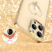 Silicone case with Swarovski crystals Kingxbar Wish Series for iPhone 14 Plus - gold - Cell phone cases