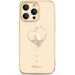 Silicone case with Swarovski crystals Kingxbar Wish Series for iPhone 14 Plus - gold - Cell phone cases