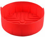 Silicone pot Rosberg R51980RS 18.8 x 5.5cm Red - Домакински прибори<<<За Кухнята<<<Малки електроуреди<<<TechMart