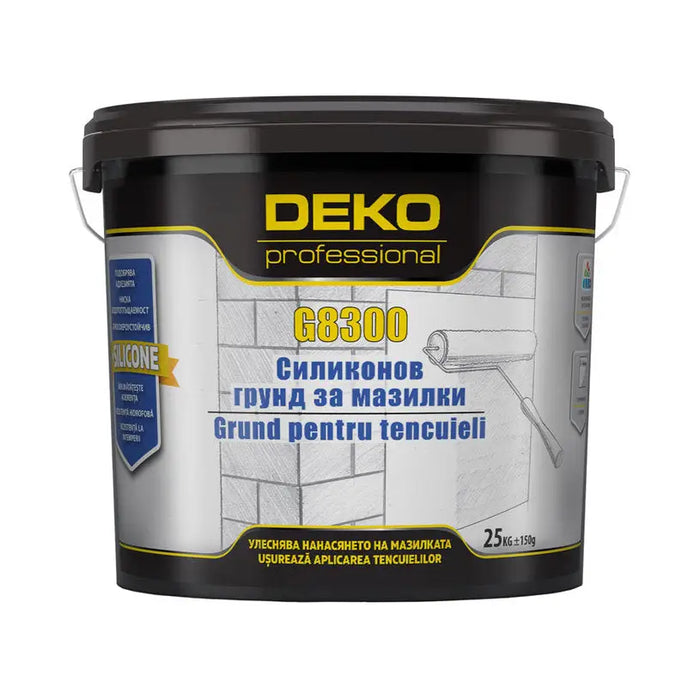 SILICONE PRIMER WHITE 25 KG DEKO Professional - Грундове<<<Грундове и разредители<<<Бои и лакове<<<Praktiker