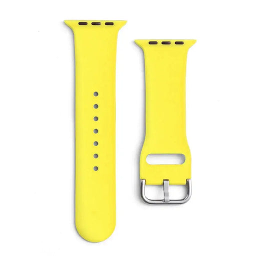 Silicone Strap APS for Apple Watch 38/40/41mm Strap Watch Bracelet - Yellow - Smartwatch straps and cases<<<HurtelXML