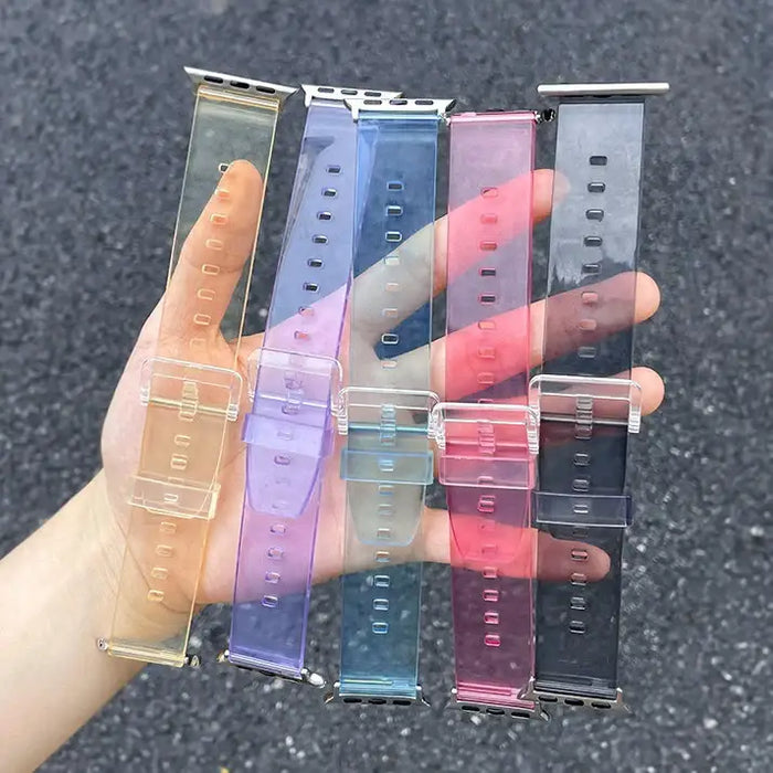 Silicone Strap Bracelet Bracelet Strap Light for Apple Watch 38 / 40 mm - Purple - Smartwatch straps