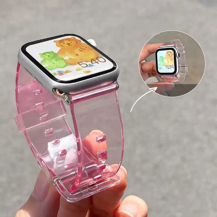 Silicone Strap Bracelet Bracelet Strap Light for Apple Watch 38 / 40 mm - Purple - Smartwatch straps