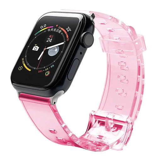 Silicone Strap Bracelet Bracelet Strap Light for Apple Watch 42 / 44 mm - Red - Smartwatch straps and cases<<<HurtelXML