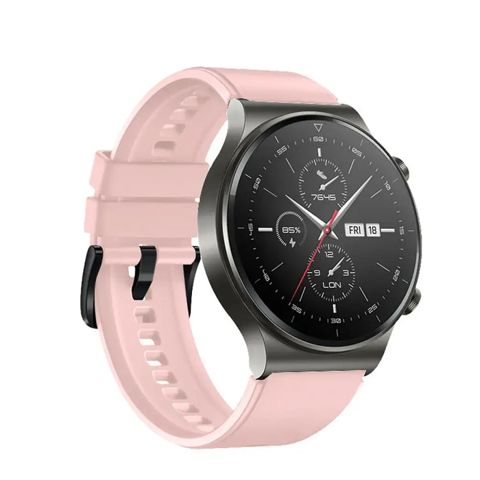 Silicone strap for Huawei Watch GT 2 / 3 / 4 / 2 Pro / 3 Pro / 4 Pro / GT 2e - powder - Other cell phone