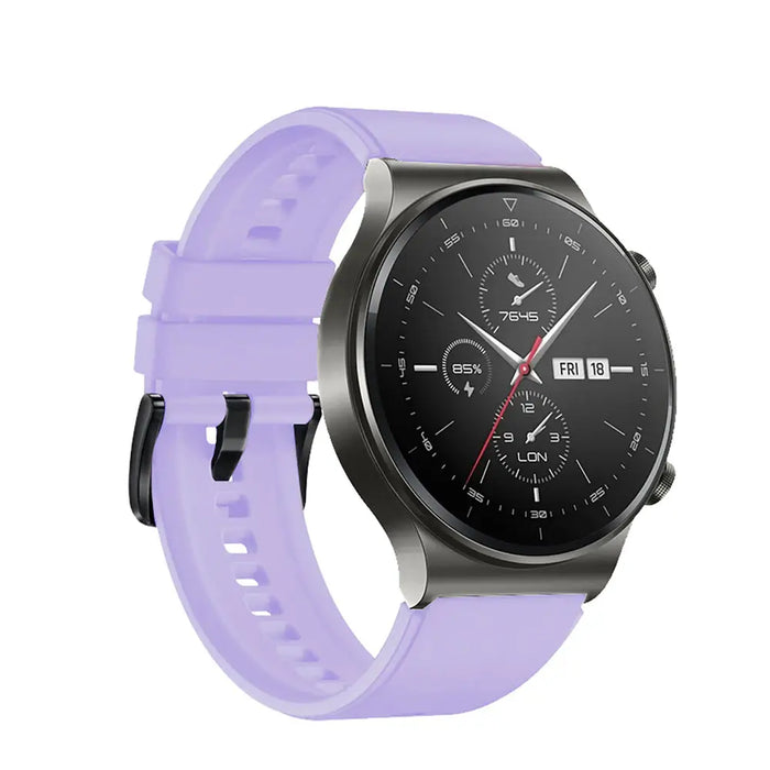 Silicone Strap for Huawei Watch GT 2 / 3 / 4 / 2 Pro / 3 Pro / 4 Pro / GT 2e - Purple - Other cell phone