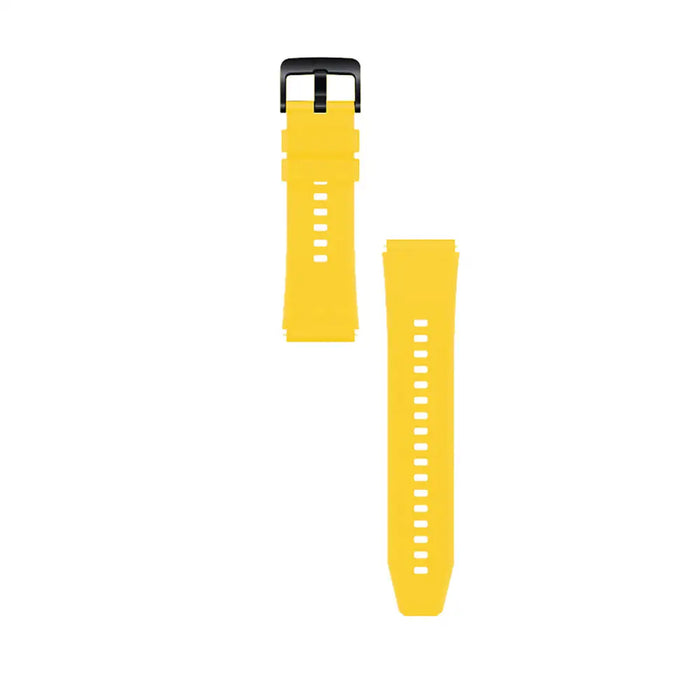 Silicone Strap for Huawei Watch GT 2 / 3 / 4 / 2 Pro / 3 Pro / 4 Pro / GT 2e - Yellow - Other cell phone