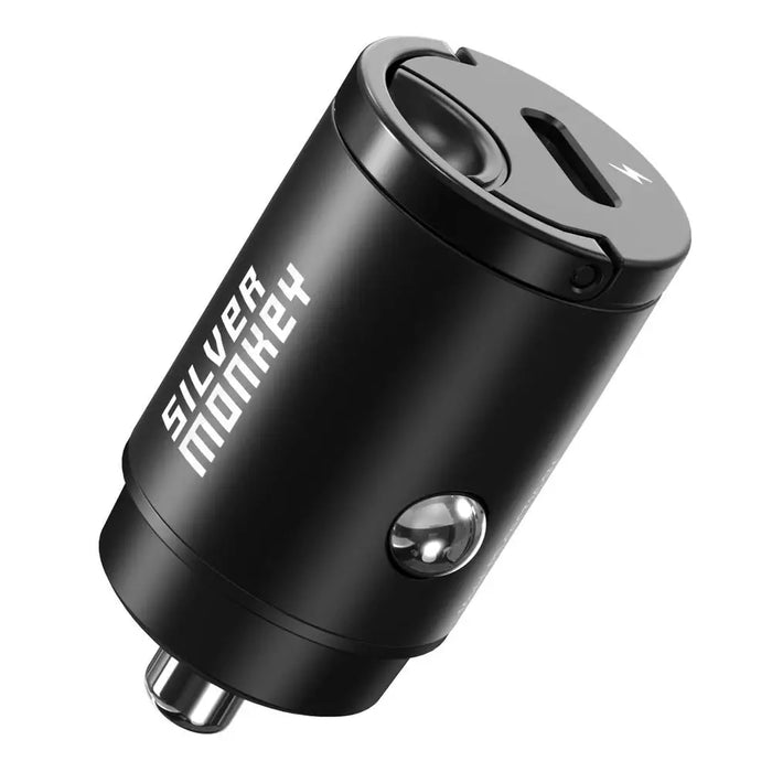Silver Monkey PD-CPCT30-SM 30W 1x USB-C PD car charger - black - Cell phone USB charger<<<HurtelXML