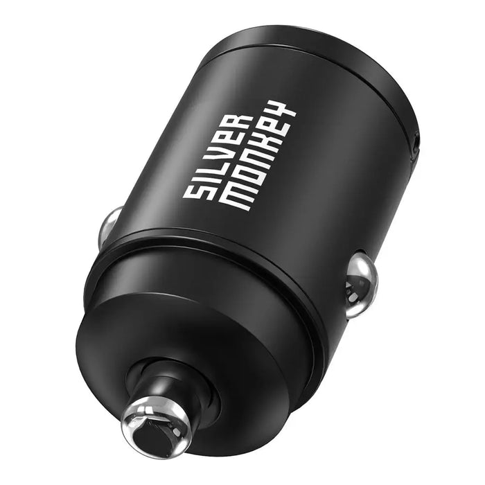 Silver Monkey PD-CPCT30-SM 30W 1x USB-C PD car charger - black - Cell phone USB charger<<<HurtelXML