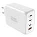 Silver Monkey SMA154 200W GaN charger 3xUSB-C PD USB-A QC 3.0 - white - Cell phone USB charger<<<HurtelXML