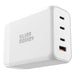 Silver Monkey SMA156 200W GaN charger 3x USB-C PD USB-A QC 3.0 with detachable power cable - white - Cell phone USB